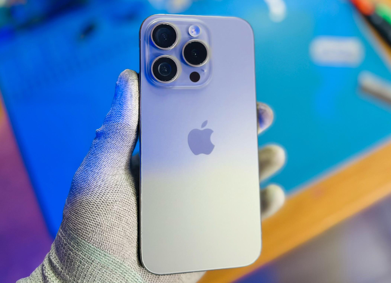 iPhone back glass repair completed
